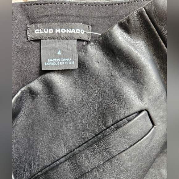 Club Monaco Leather Skirt - Picture 10 of 12